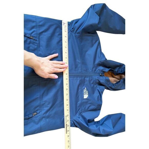 The North Face Jacket Boys XL Hooded Fleece Lined Navy Blue - Picture 7 of 11